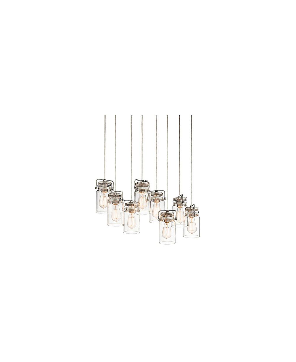Kichler Brinley 25 1/2" Wide Brushed Nickel мини-подвесной светильник