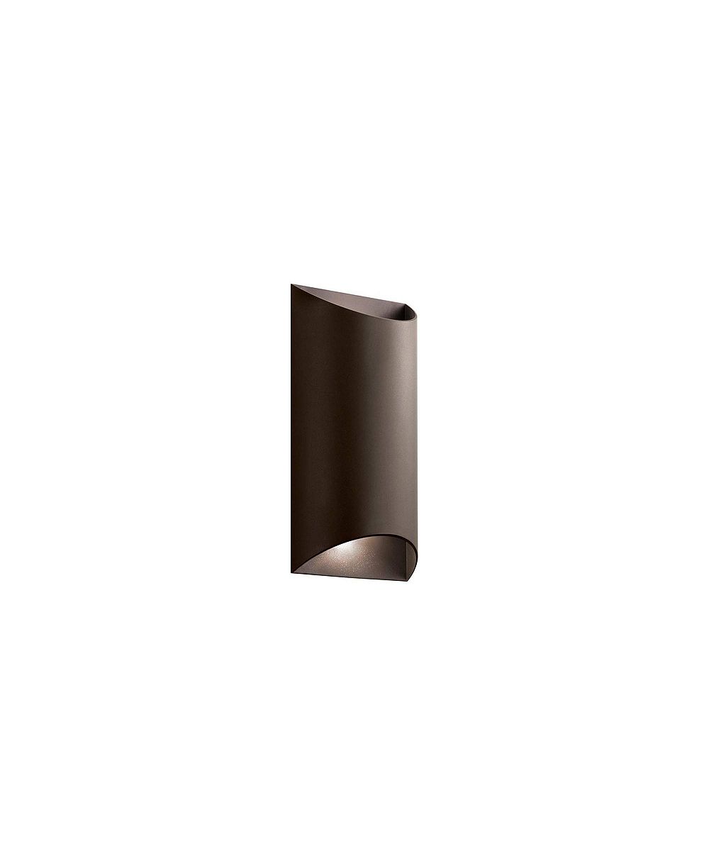 Уличный настенный светильник Kichler Wesley 14" LED Bronze