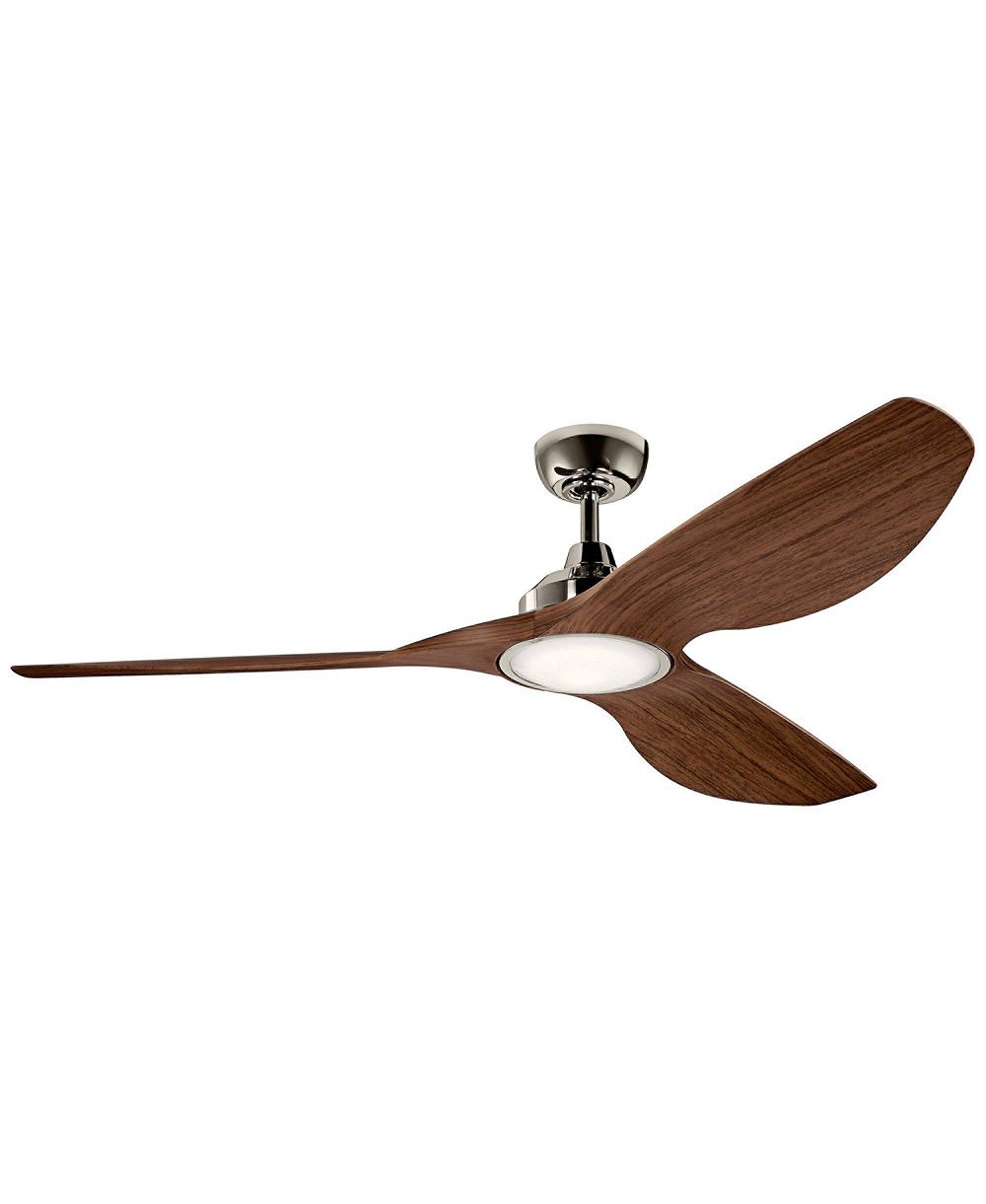 Kichler потолочный вентилятор Imari 65" Polished Nickel LED