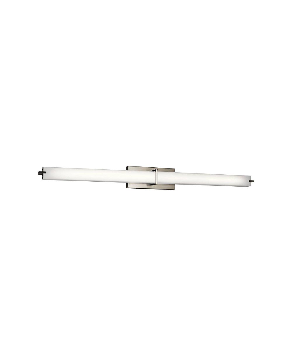 Современный линейный светодиодный светильник Kichler Zel 49 1/4" Wide Brushed Nickel