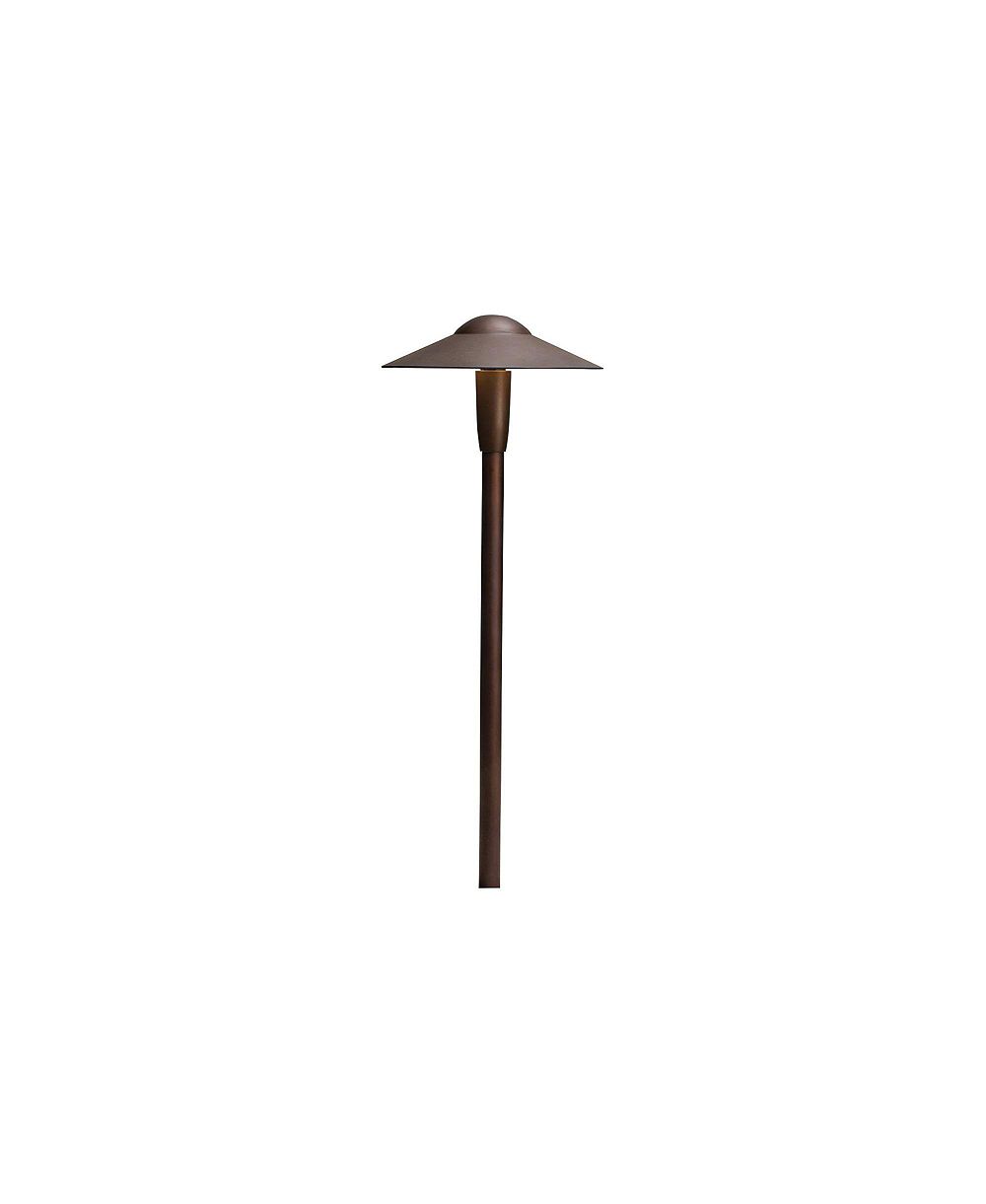 Прожектор Kichler Landscape 8 1/4" Wide LED Bronze Dome Path Light