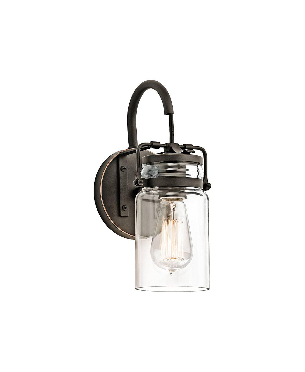 Настенный светильник Kichler Brinley 11 1/4" Olde Bronze
