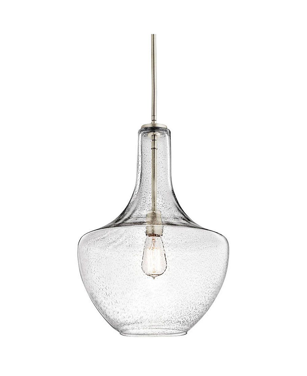 Kichler Everly Подвесной светильник Nickel Clear Glass