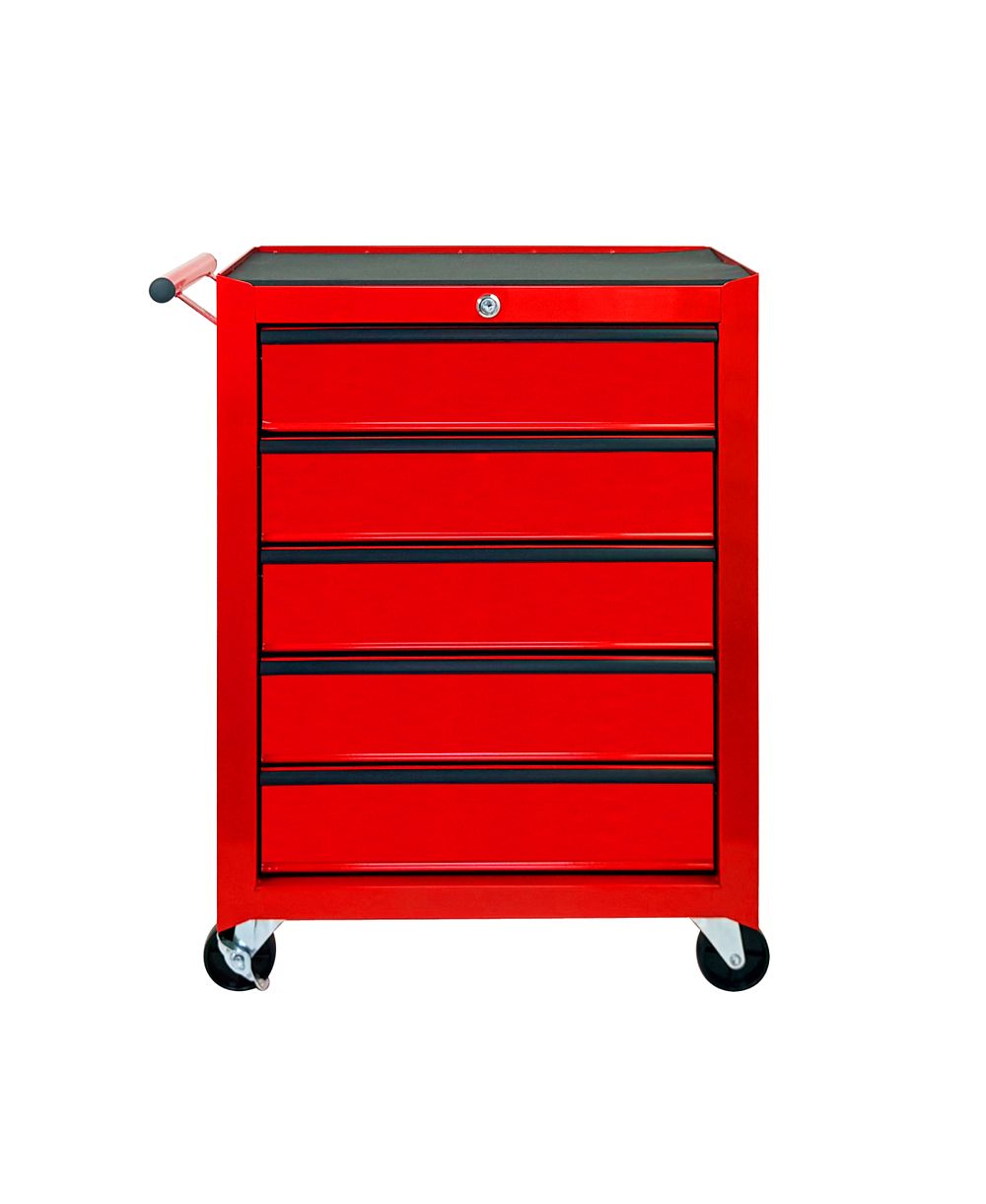 Streamdale Furniture металлический шкаф для инструментов на колесиках с 5 ящиками и шарикоподшипниками