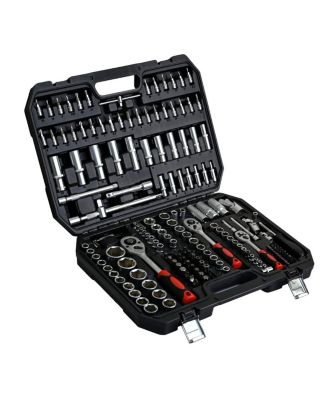 Streamdale Furniture   171-Piece Universal Socket and Ratchet Wrench Tool Set for Home and Auto Repair