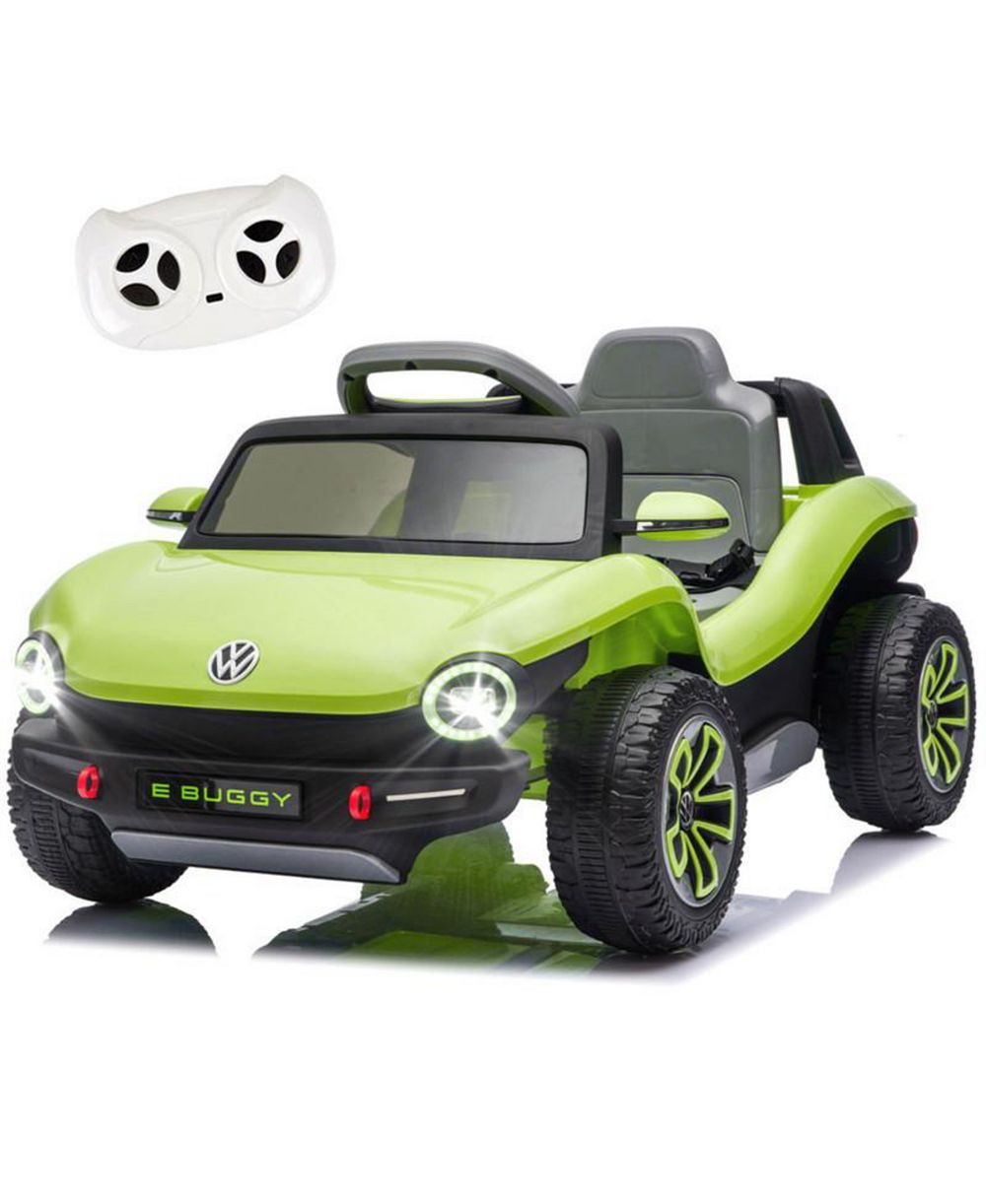 YOBTOP электромобиль Volkswagen Beetle 12V 2.4G с дистанционным управлением и подвеской, для детей 3-5 лет