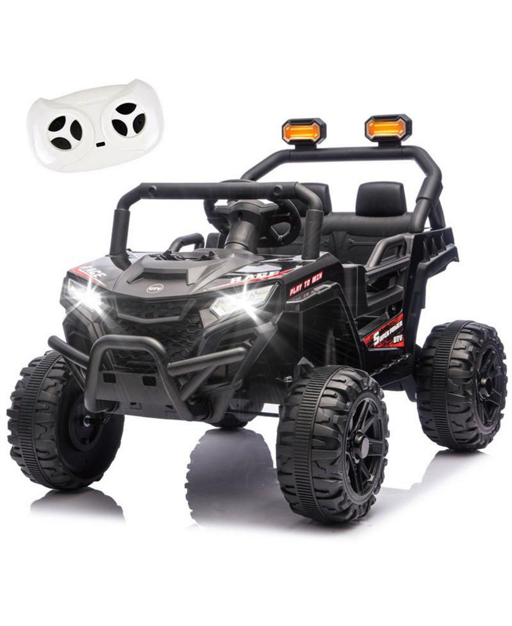 YOBTOP электромобиль UTV на 12 В, 2WD, с пультом дистанционного управления для родителей, подвеской на 4 колеса и защитным бампером, для детей 3-5 лет
