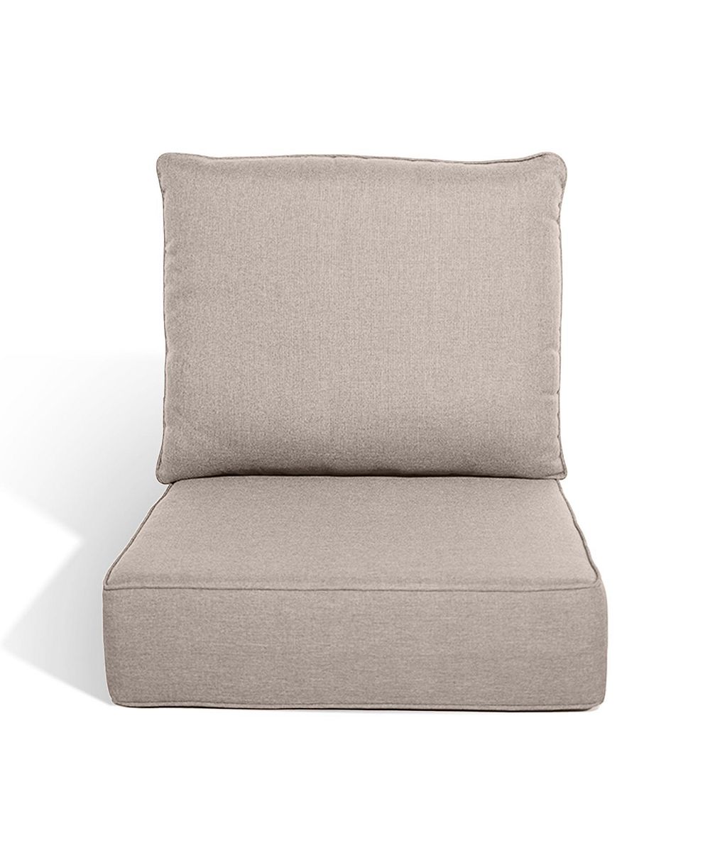 Комплект подушек для уличной мебели Pocassy Deep Seat 24"x22", толщиной 6 дюймов, водонепроницаемые сremovable чехлом