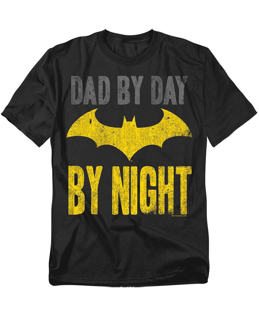 Batman Men's Big and Tall Dad By Day T-Shirt