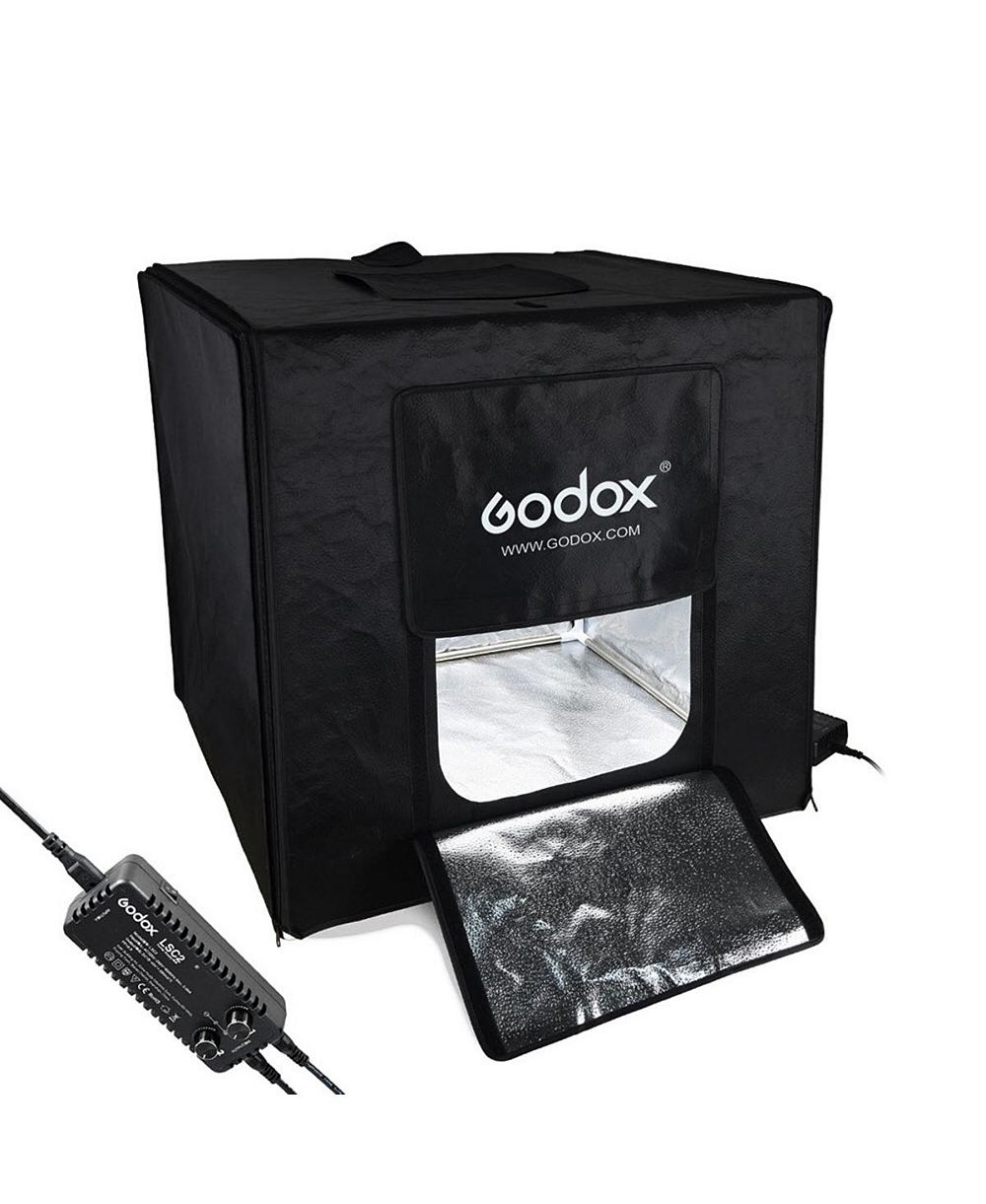 Godox мини-студия для фотосъемки с LED-подсветкой 80x80x80 см, лампа LSD80, мощность 40 Вт, 10000-11000 люмен, с чехлом для переноски