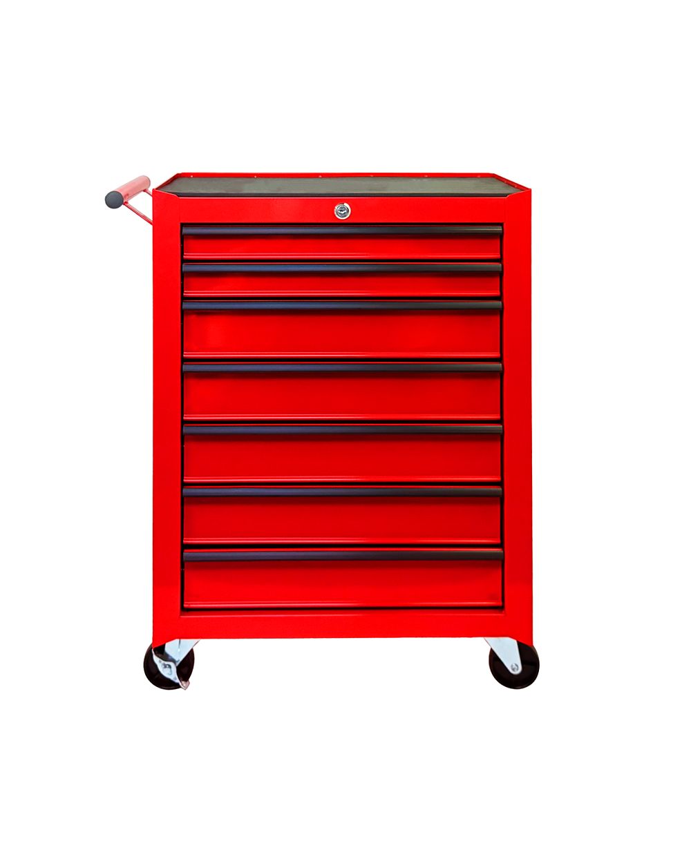 Streamdale Furniture   Rolling 7-Drawer Metal Tool Chest and Cabinet with Ball Bearing Slides