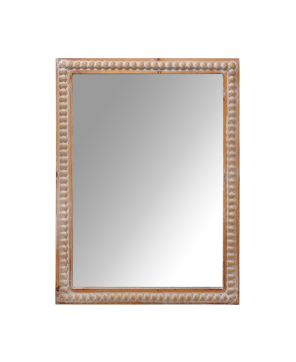 BUSDAYS Прямоугольное настенное зеркало в деревянной раме в стиле фермерского дома 22x30 дюймов с багетом, крепление горизонтальное или вертикальное, для ванных комнат