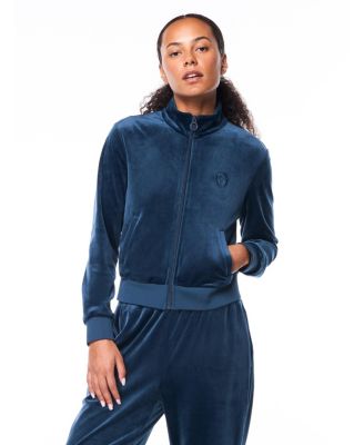 Женская спортивная куртка Sergio Tacchini Nuvola Velour Mock-Neck Full-Zip