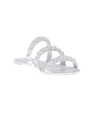 CARMEN SOL Women's Maria 3 Strap Flat Sandal