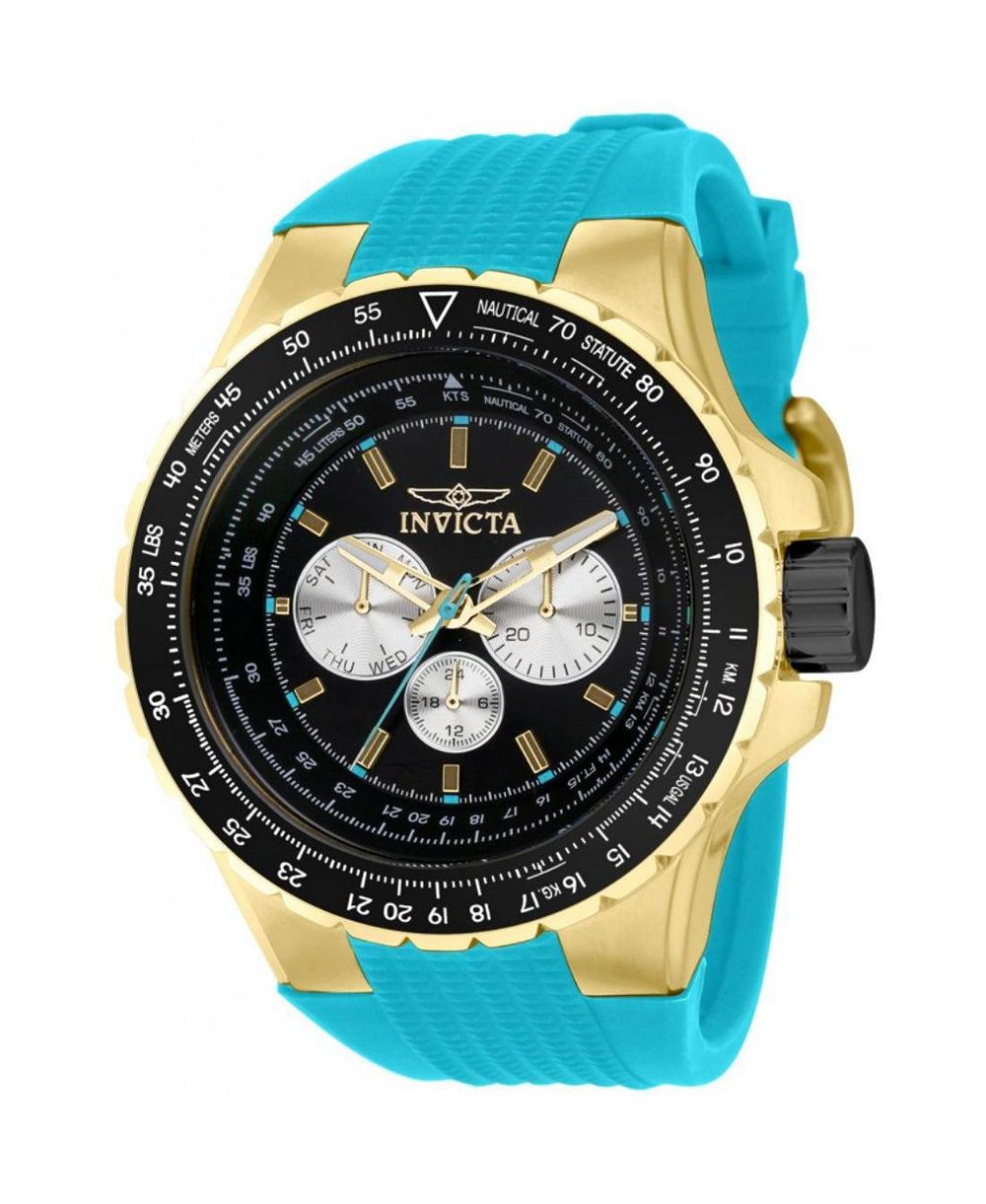 Invicta Aviator 39316 Men's 50mm Quartz Chronograph Watch -  Silicone Strap
