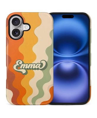 Retro name wave for iphone 16 plus