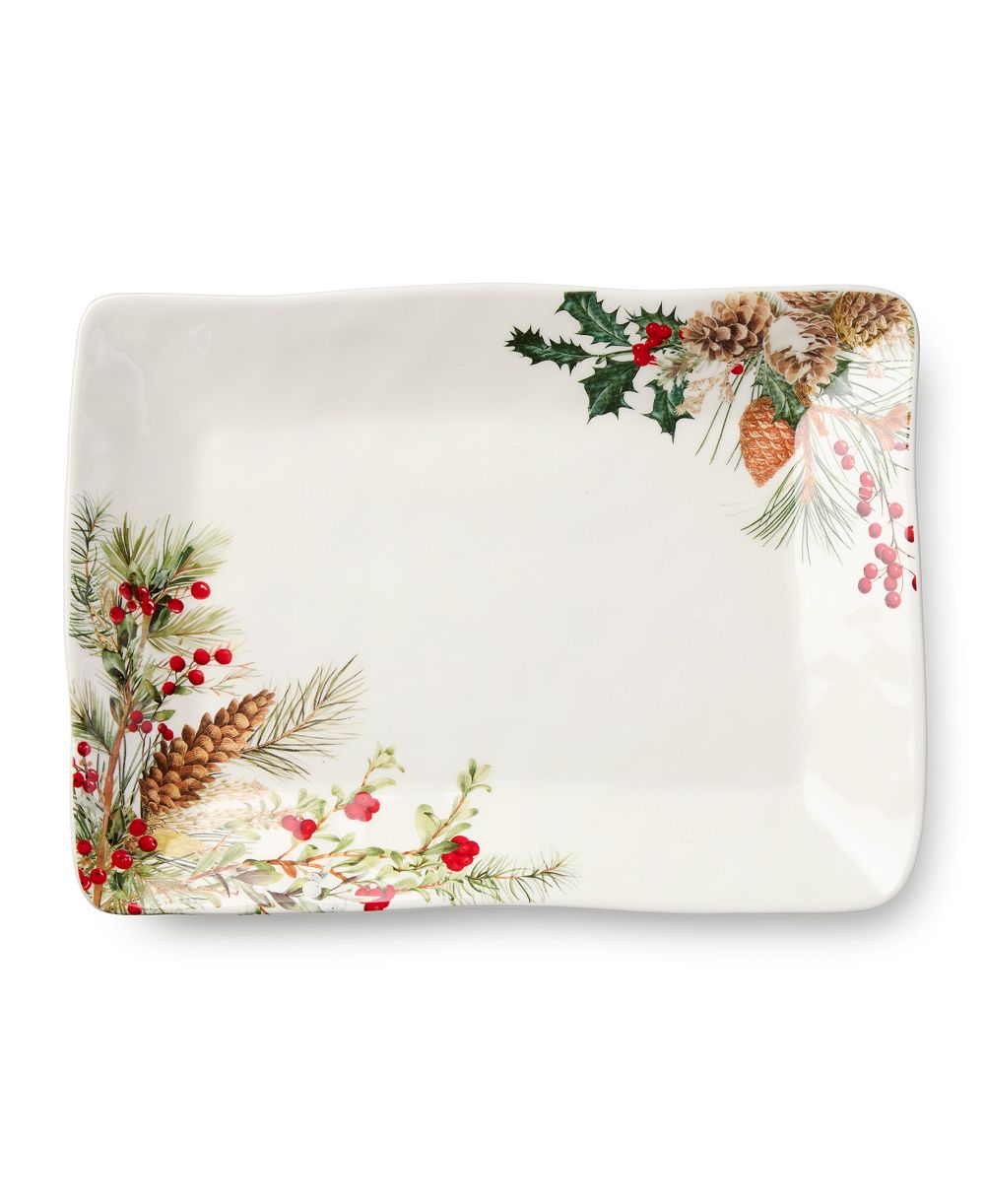 Декоративное блюдо Certified International Woodland 14"