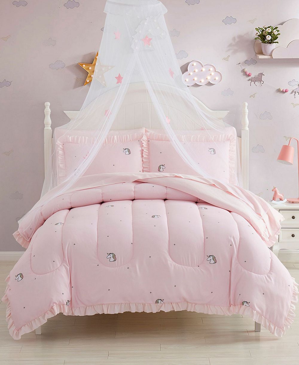Детский комплект постельного белья Sweet Home Collection «Единорог», 7 предметов, размер Full