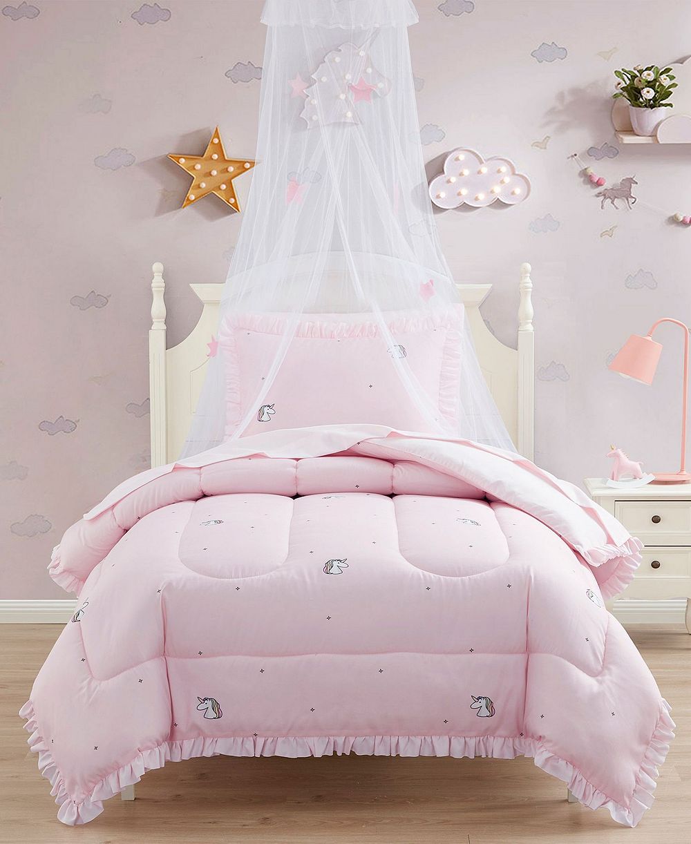 Детский комплект постельного белья Sweet Home Collection «Единорог», 5 предметов, размер Twin