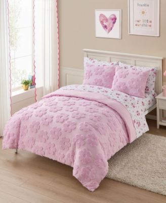 Sweet Home Collection Kids Phoebe Floral 7-Piece Comforter Set, Full
