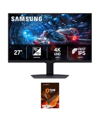 Samsung Игровой монитор Odyssey G70F 27 дюймов, IPS, 4K UHD, 180 Гц/360 Гц (двойной режим), совместим с G-Sync