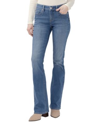 Silver Jeans Co. женские стрейчевые джинсы с завышенной талией и зауженными штанинами Elyse