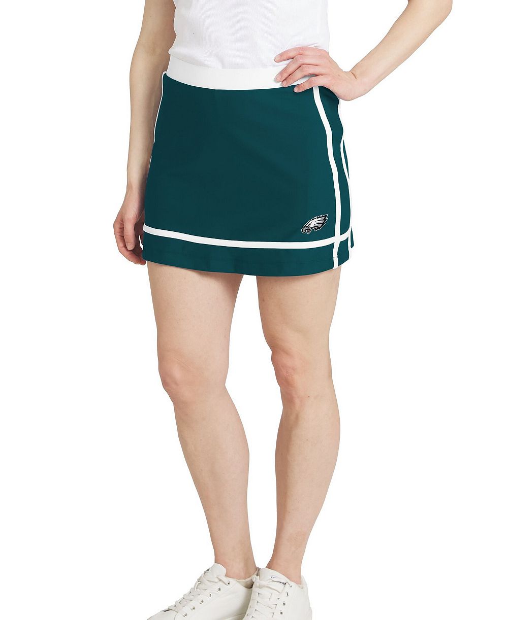 Женская юбка-шорты WEAR by Erin Andrews в полоску цвета полуночного зеленого для Philadelphia Eagles