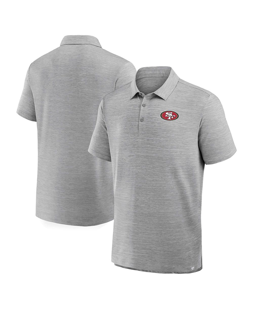 Fanatics мужская поло-рубашка San Francisco 49ers меланжево-серая