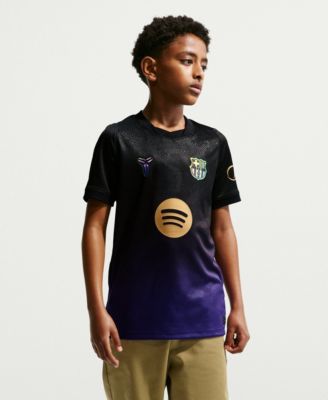 Детская реплика выездной джерси Nike Barcelona 2026/27 фиолетового цвета
