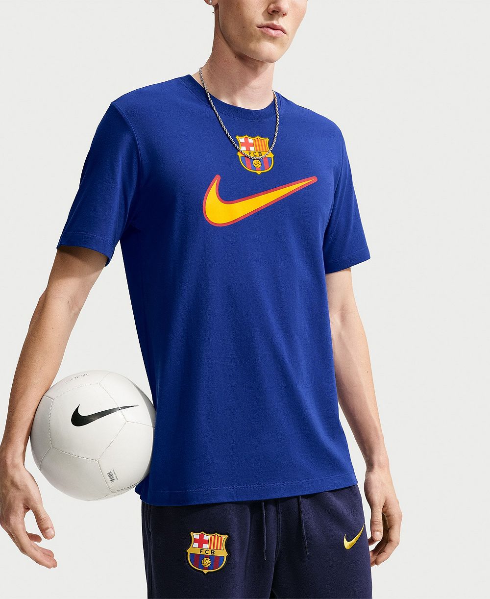Nike Men's Royal Barcelona Swoosh T-Shirt