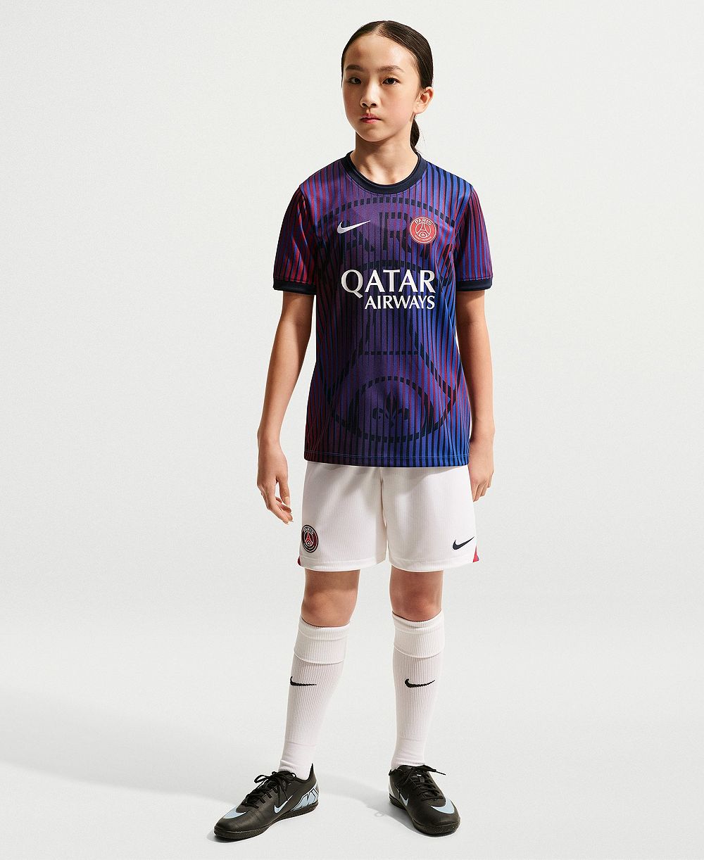 Игровая джерси Nike Paris Saint-Germain 2026/27 Dri-FIT для мальчиков и девочек