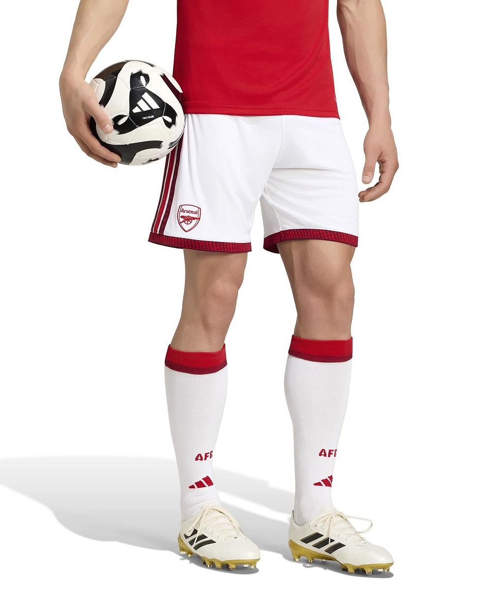 adidas Men's White Arsenal 2026/27 Home Replica Shorts