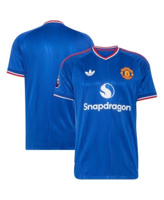 adidas мужская выездная аутентичная джерси Manchester United 2026/27 королевского цвета с нашивкой