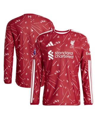 Adidas Men's Red Liverpool 2026/27 Home On-Field Authentic Long Sleeve Jersey