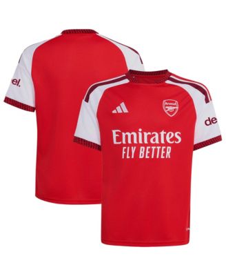 Adidas реплика домашней формы Arsenal 2026/27 для мальчиков и девочек, красная