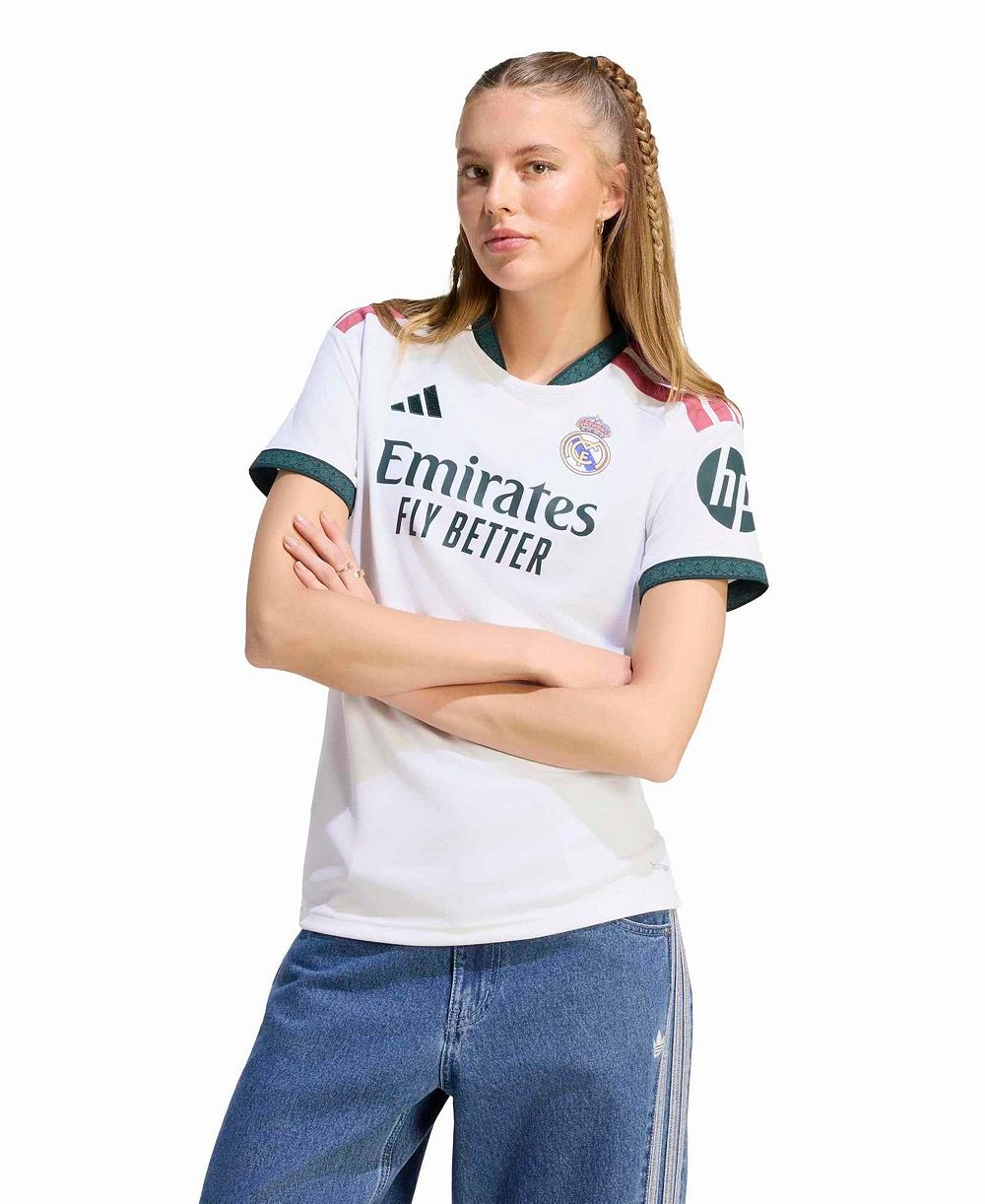 Реплика домашняя футболка Real Madrid 2026/27 для женщин, adidas
