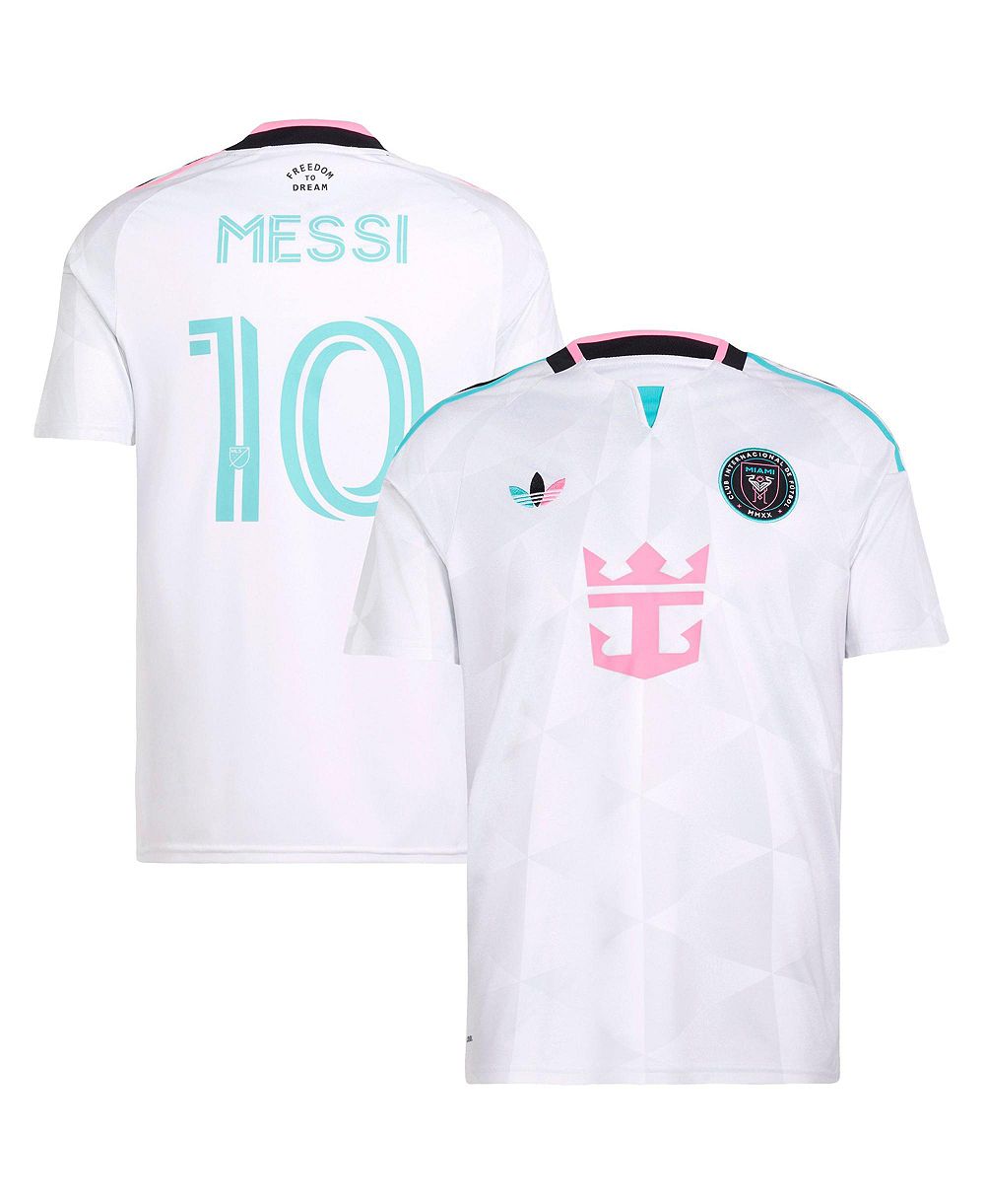 adidas Men's Lionel Messi White Inter Miami CF 2026 Third Replica Jersey