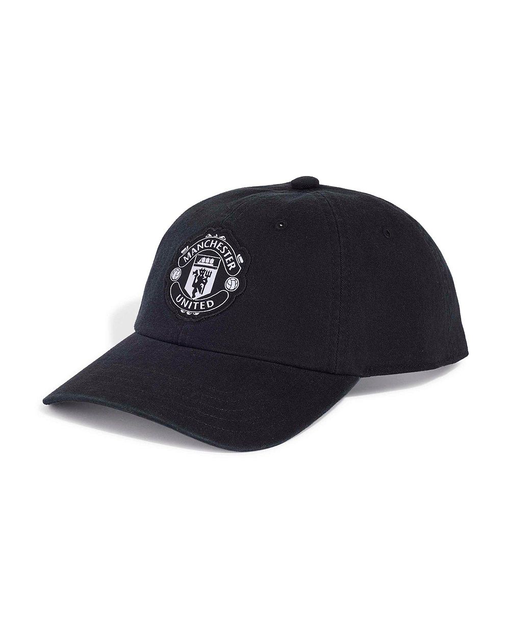 adidas мужская и женская черная регулируемая бейсболка Manchester United 2026/27 Away Club
