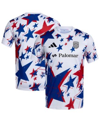 adidas Men's White San Diego FC 2026 Americana Pre-Match Jersey