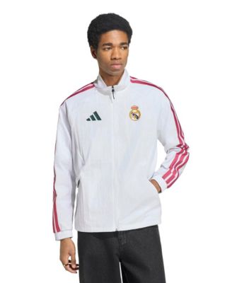 Мужская куртка Adidas Real Madrid 2026 Full-Zip Anthem, цвет White