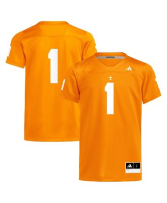 adidas Big Boys and Girls 1 Tennessee Orange Tennessee Volunteers Replica Football Jersey