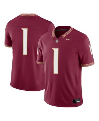 nike мужской 1 гранат флорида state семинолс домашний vapor f.u.s.e. сшитый ограниченный джерси