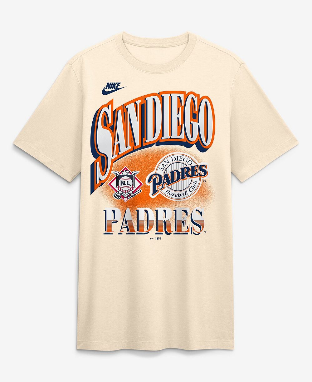 Nike мужская футболка из трикотажной смеси Natural San Diego Padres