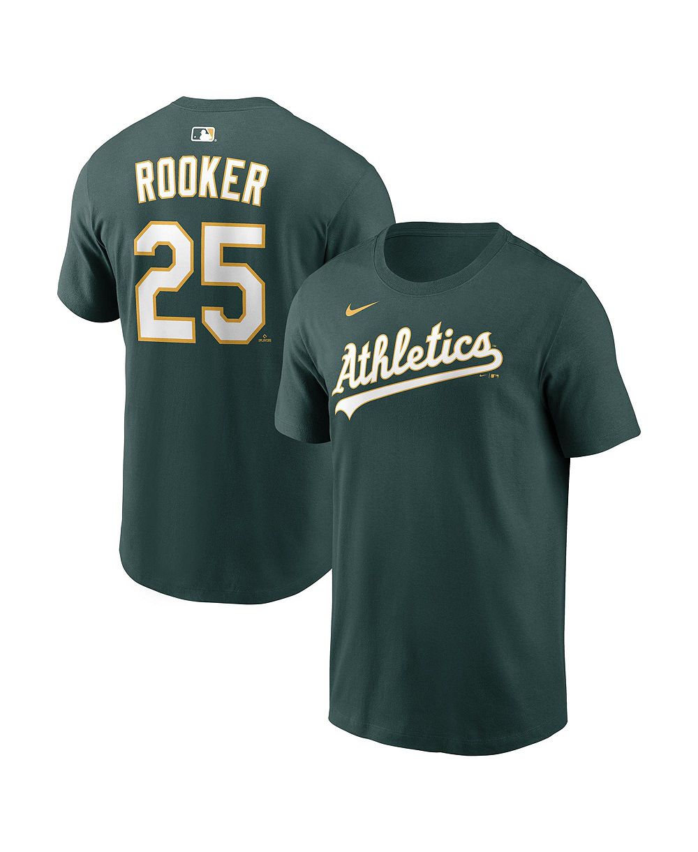 Мужская футболка Nike Brent Rooker Green Athletics