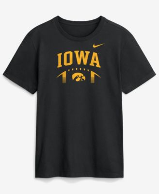 Nike Men's Black Iowa Hawkeyes Primetime Football Icon T-Shirt