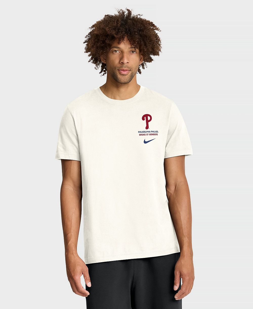 Nike Men's Cream Philadelphia Phillies Primetime Inning T-Shirt