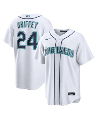 Мужская реплика домашней джерси Nike Ken Griffey Jr. White Seattle Mariners
