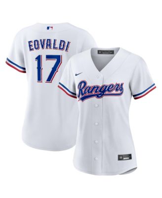Женская реплика джерси Nike белая, Texas Rangers Home, Nathan Eovaldi