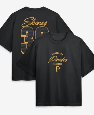 Nike Women's Paul Skenes Black Pittsburgh Pirates Premium Essentials Boxy Name Number T-Shirt