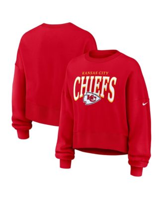 Женское оверсайз-свитшот Nike Kansas City Chiefs Oversized Phoenix Fleece Red